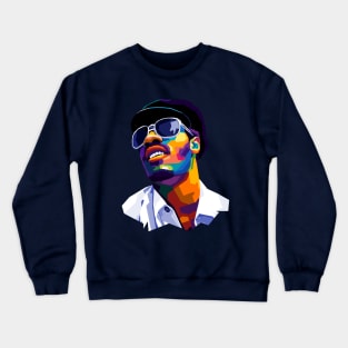 Stevie Wonder Wpap Art Crewneck Sweatshirt